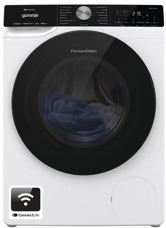 Gorenje WNS94A1TWIFI fehér, elöltöltős, max.1400ford., 9kg, mosógép