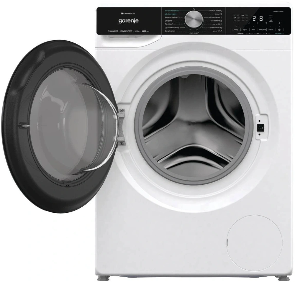 Gorenje WNS94A1TWIFI fehér, elöltöltős, max.1400ford., 9kg, mosógép