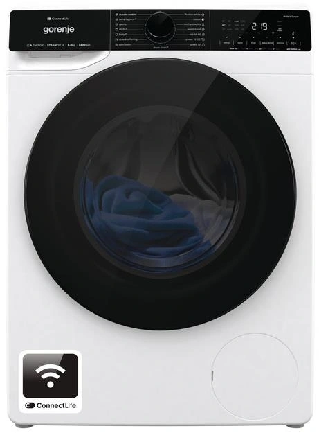 Gorenje WPNA84A2TSWIFI fehér, elöltöltős, max.1400ford., 8kg, mosógép