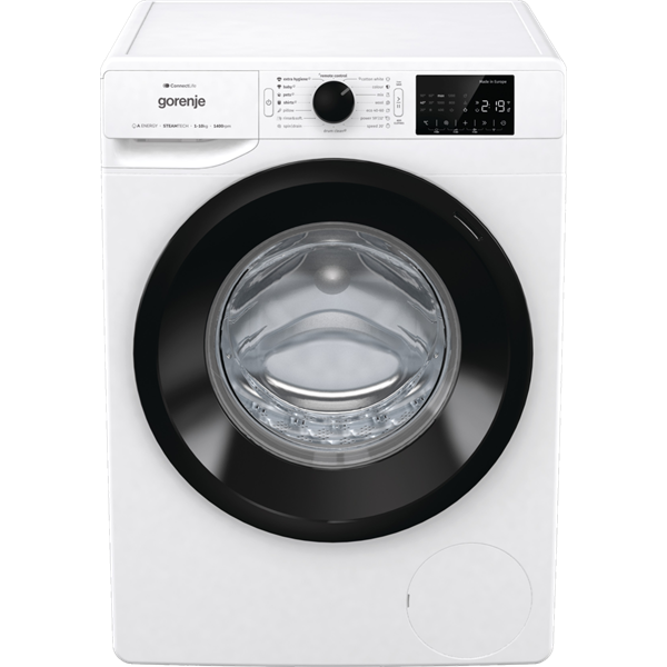 Gorenje WPNEI14A2SWIFI fehér, elöltöltős, max.1400ford., 10 kg, mosógép