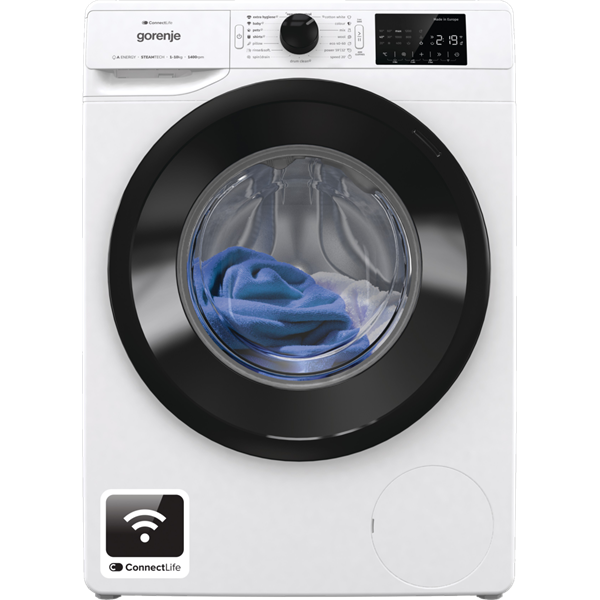 Gorenje WPNEI14A2SWIFI fehér, elöltöltős, max.1400ford., 10 kg, mosógép (Újszerű)