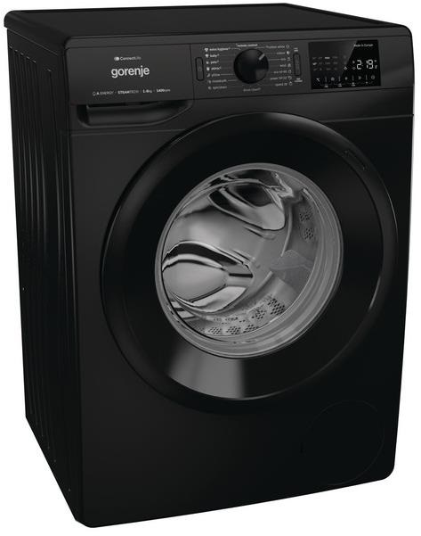 Gorenje WPNEI84A1SW/B fekete, elöltöltős, max.1400ford., 8 kg, mosógép