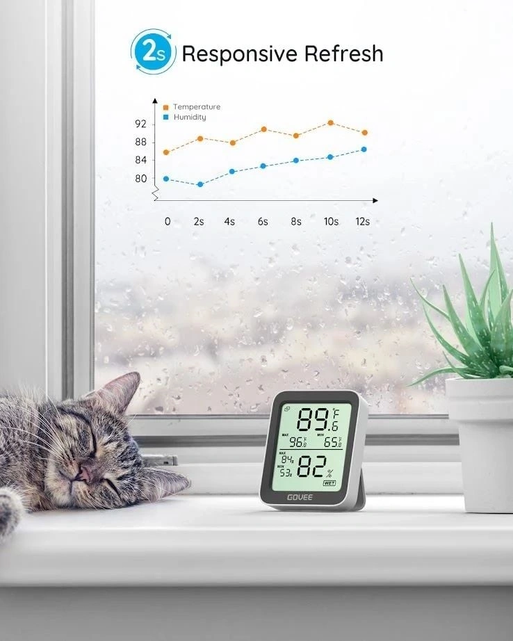 Govee GOVH5075 Bluetooth hőmérő higrométer kijelzővel