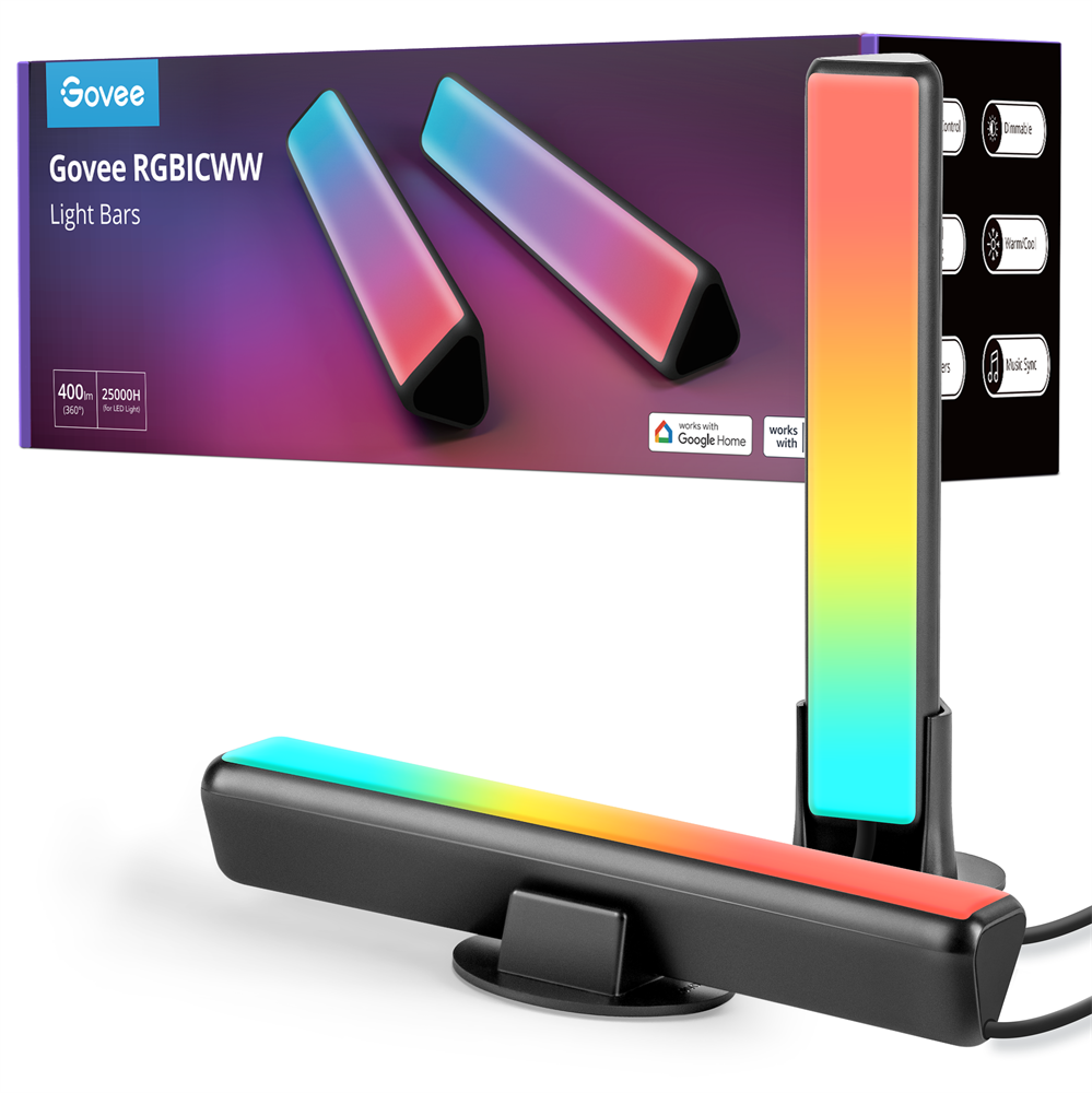 Govee GOVH6056 RGBICWW WiFi/Bluetooth Flow Plus fény rúd