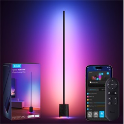 Govee GOVH6079 Lyra RGBICWW fekete sarok állólámpa hangszóróval