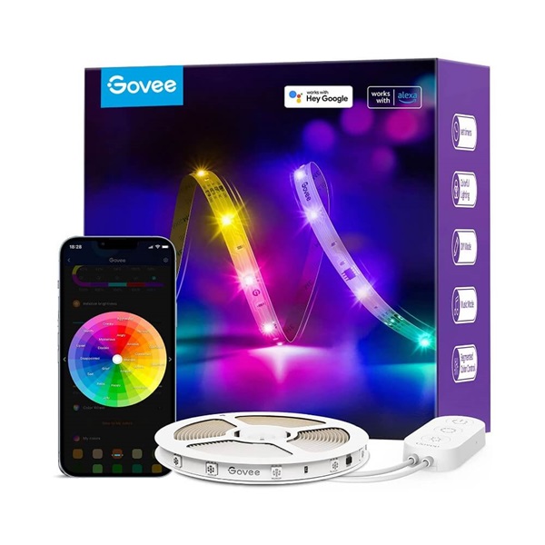 Govee GOVH618C RGBIC Basic Wi-Fi + Bluetooth 10m LED szalag