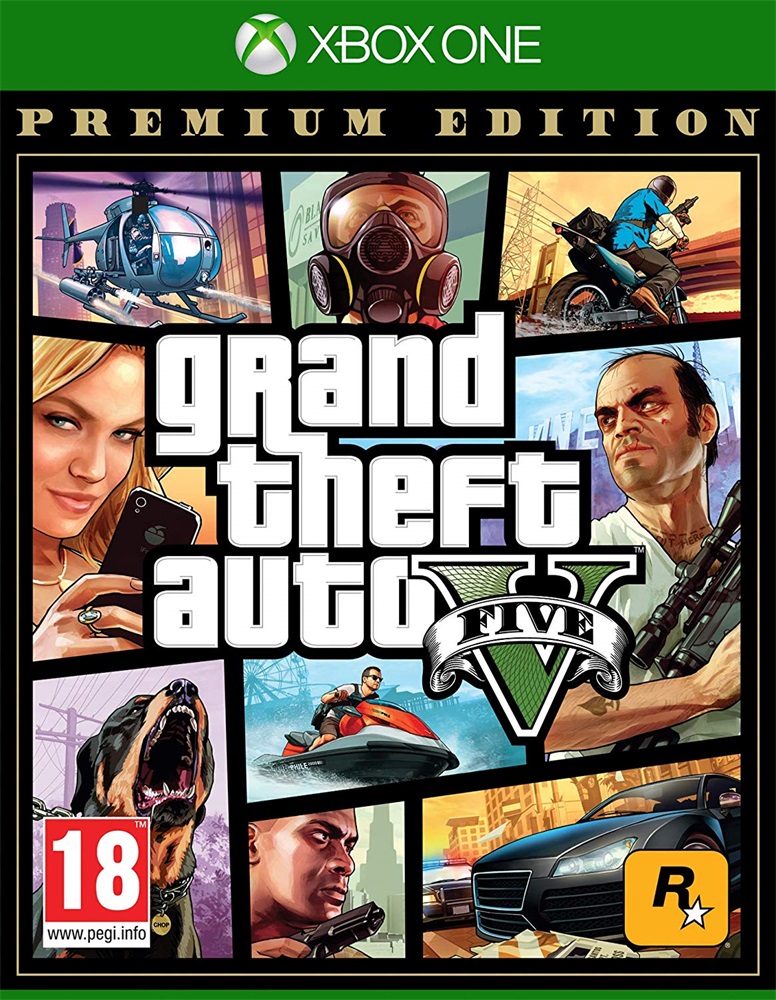 Grand Theft Auto V Premium Edition XBOX One játékszoftver