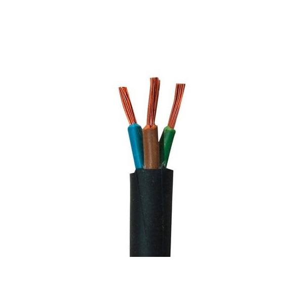 H05RR-F 3x1,5 mm2 fekete 300/500V gumikábel