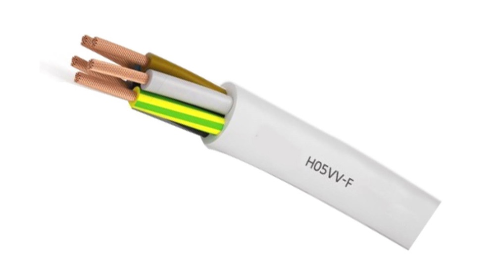 H05VV-F 3x2,5 mm2 100m Mtk fehér sodrott kábel