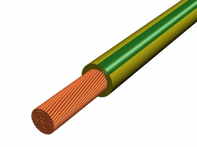 H07V-K 1x10 mm2 fméter Mkh z/s sodrott vezeték P.