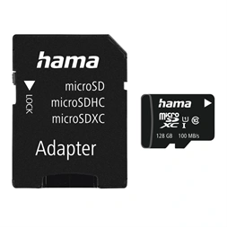 HAMA 00124158 MSDXC 128GB C10 UI V10 80MB/S SD micro memóriakártya