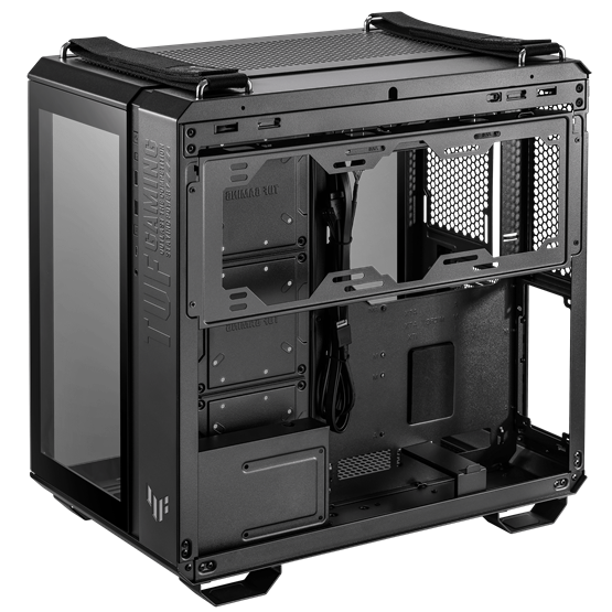 HÁZ Asus TUF Gaming GT502 - midi számítógépház - Fekete