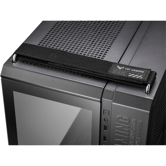 HÁZ Asus TUF Gaming GT502 - midi számítógépház - Fekete