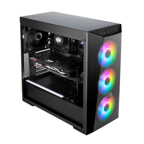 HÁZ Cooler Master Midi - MasterBox Lite 5 ARGB With controller - MCW-L5S3-KGNN-05