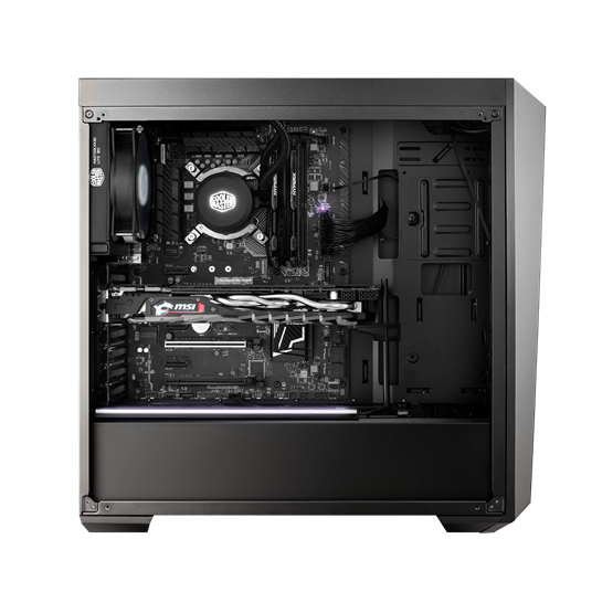HÁZ Cooler Master Midi - MasterBox Lite 5 ARGB With controller - MCW-L5S3-KGNN-05