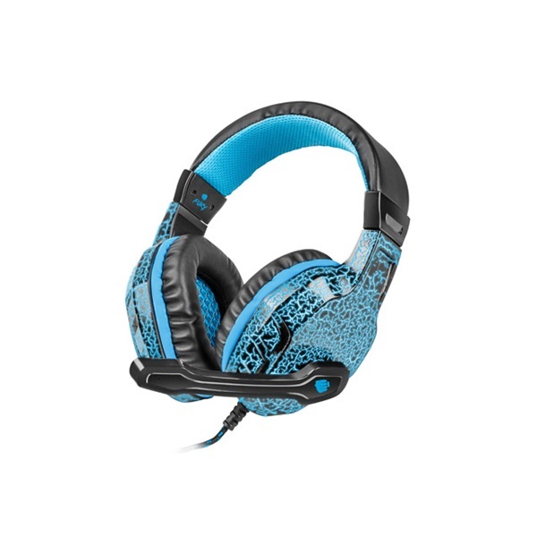 HDP Fury Hellcat Mikrofonos gamer headset - fekete/kék