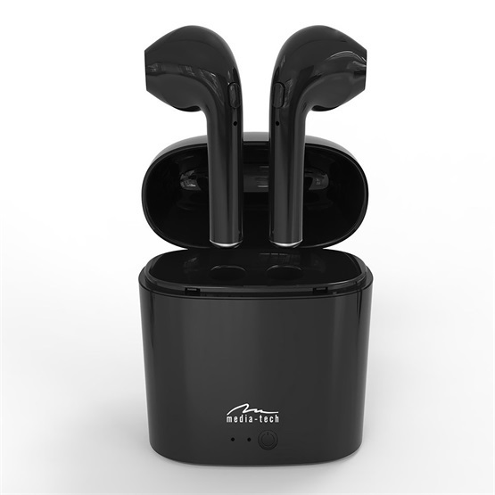 Media-Tech MT3589K R-Phones TWS bluetooth fülhallgató - fekete