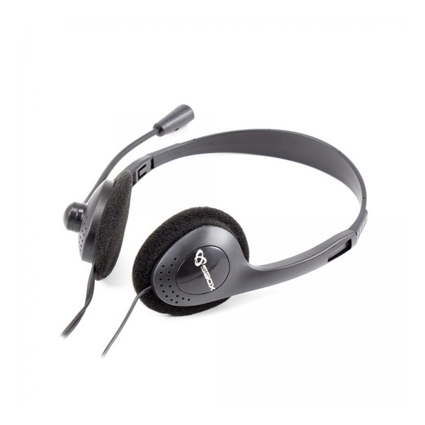 SBOX HS-201 Mikrofonos fejhallgató