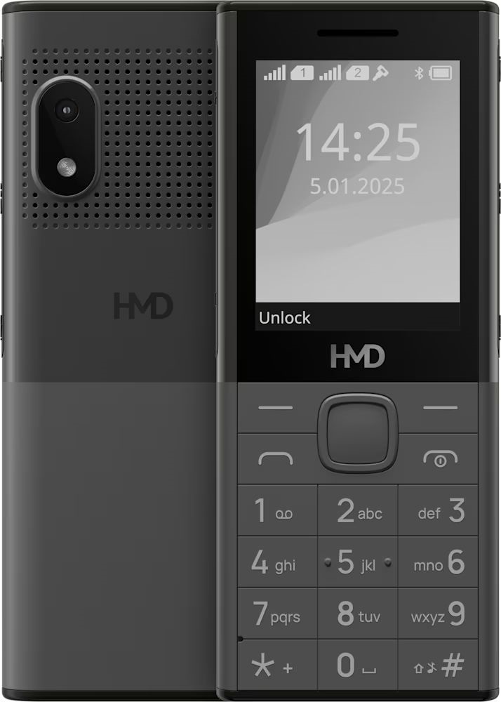 HMD 150 MUSIC TA-1703 2,4" DualSIM sötétszürke mobiltelefon (Újszerű)
