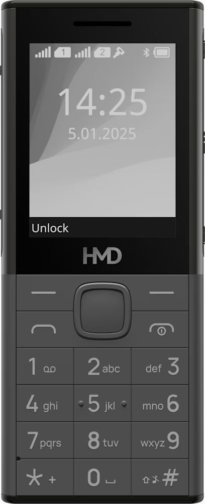 HMD 150 MUSIC TA-1703 2,4" DualSIM sötétszürke mobiltelefon (Újszerű)