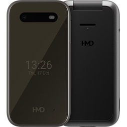 HMD 2660 FLIP 4G TA-1711 2,8" DualSIM fekete mobiltelefon