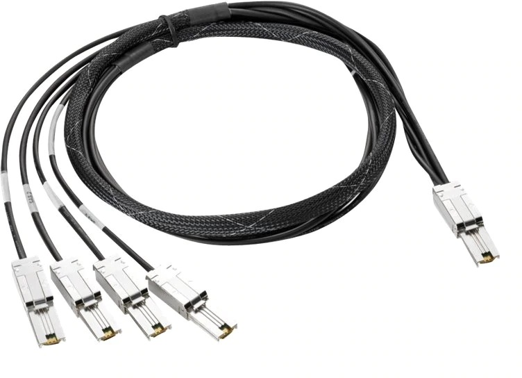 HPE AN975A StoreEver 2m External Mini-SAS to 4x1 Mini-SAS Cable