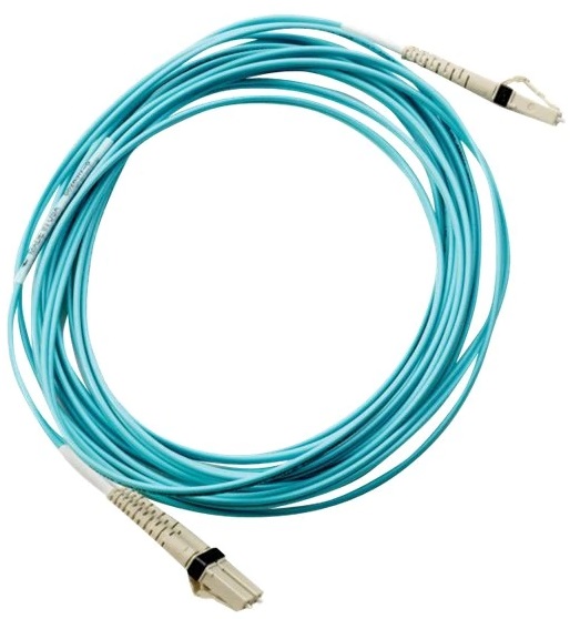 HPE AJ838A LC to LC Multi-mode OM3 2-Fiber 30.0m 1-Pack Fiber Optic Cable