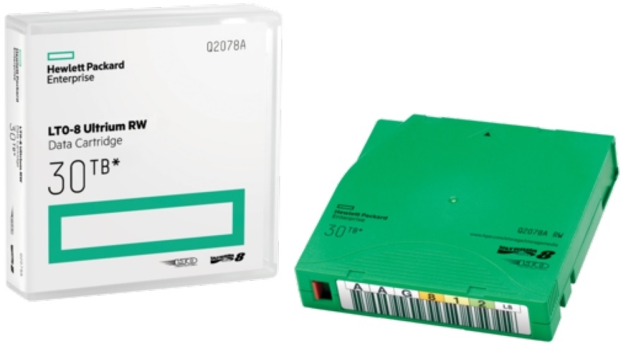 HPE Q2078A LTO-8 Ultrium 30TB RW Data Cartridge