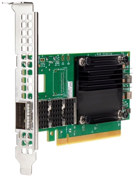 HPE P10180-B21 Mellanox MCX623105AS-VDAT Ethernet 200Gb 1-port QSFP56 Adapter for HPE