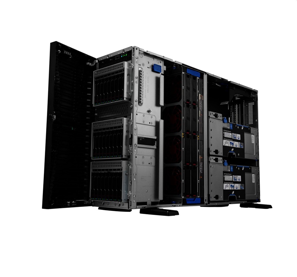 HPE P70196-421 ProLiant ML350 Gen11 4514Y 16-core 1P 32GB-R MR408i-o NC BCM5719 8SFF 1000W RPS EMEA Server