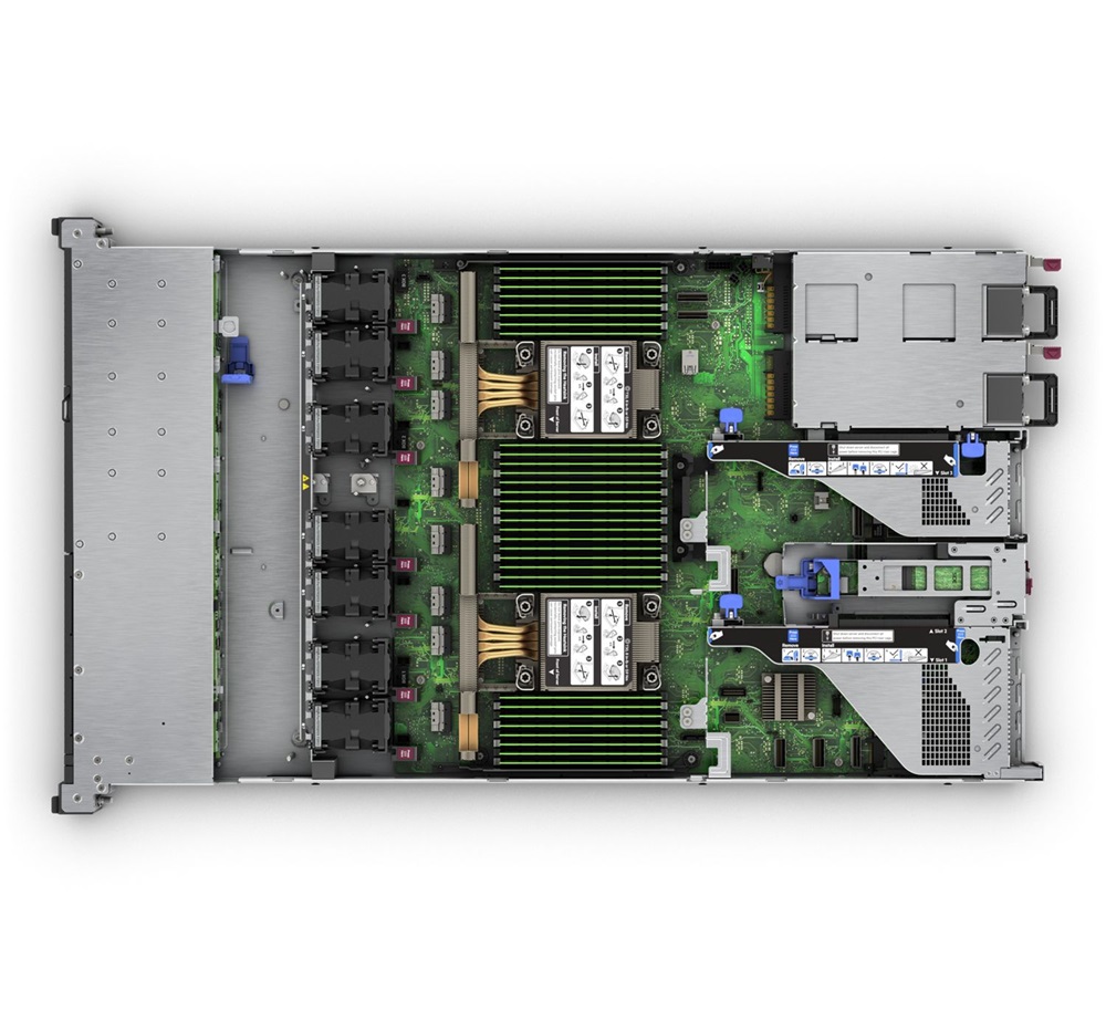 HPE P81783-425 ProLiant DL360 Gen11 5515+ 3.2GHz 8c 1P 2x32GB-R 8SFF MR408i-o 2x480GB SSD 2x1000W PS EU Server