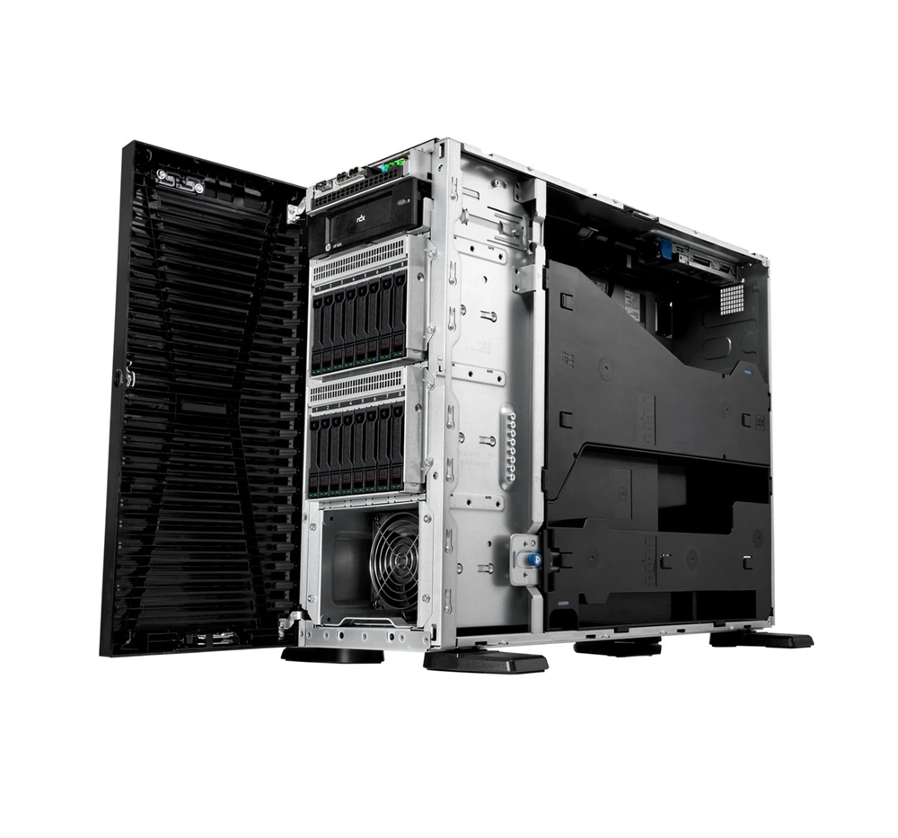 HPE P85581-425 ProLiant ML110 Gen11 4510 2.4GHz 12c 1P 2x32GB-R 8SFF NS204i-u MR408i-o 2x1000W PS EU Server