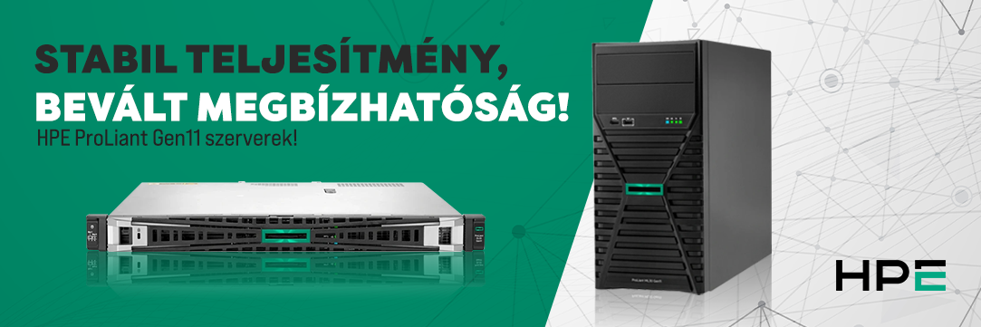 HPE ProLiant Gen11 szerverek – stabil teljesítmény, bevált megbízhatóság