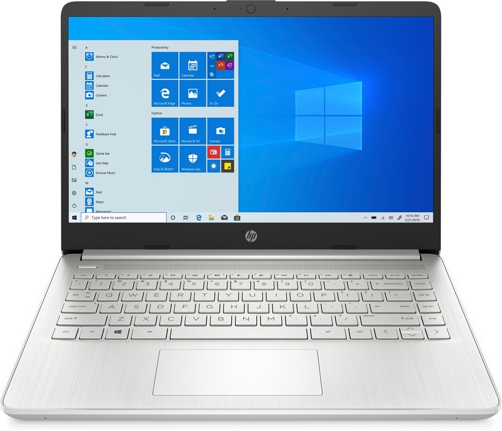HP 14s-fq0034nh 14"FHD/AMD Ryzen 3-3250U/8GB/512GB/Int.VGA/Win11/ezüst laptop