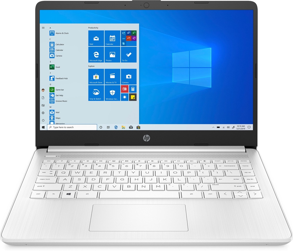 HP 14s-fq0040nh 14"FHD/AMD Ryzen 3-3250U/8GB/256GB/Int.VGA/Win10 S/fehér laptop