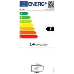 HP 20" M1F41AA EliteDisplay E202 HD+ IPS LED VGA HDMI DP monitor