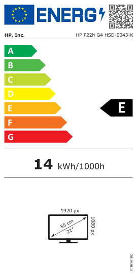 HP 21,5" P22h G4 FHD IPS VGA/HDMI/DP fekete monitor