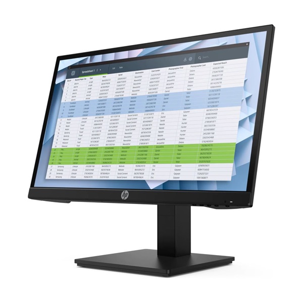 HP 21,5" P22h G4 FHD IPS VGA/HDMI/DP fekete monitor