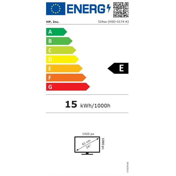 HP 23,8" 524sa FHD IPS HDMI/VGA ezüst monitor