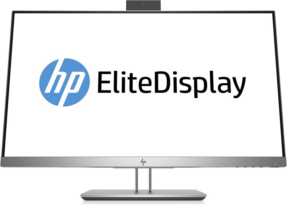 HP 23,8" EliteDisplay E243d FHD IPS USB-C/HDMI/DP/VGA/WEBCAM/USB ezüst monitor (Használt A)