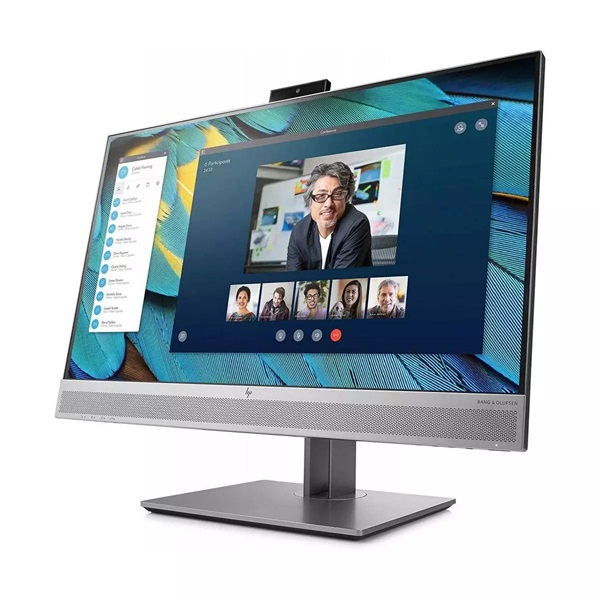 HP 23,8" EliteDisplay E243m FHD IPS VGA/HDMI/DP/USB/WEBCAM/hangszóró ezüst monitor (Használt A)