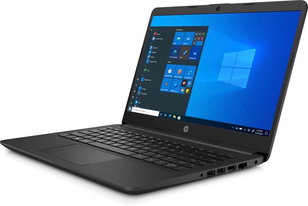 HP 240 G8 14"/Intel Core i3-1005G1/4GB/256GB/Int.VGA/Win10/fekete laptop