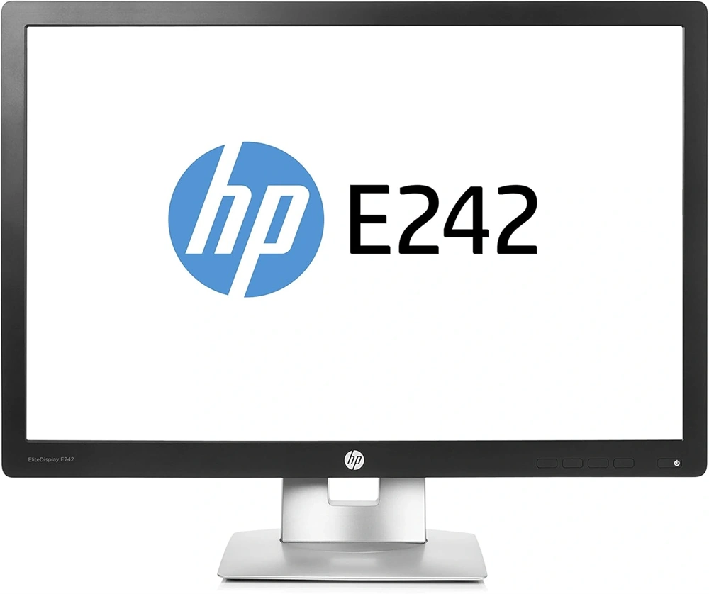 HP 24" EliteDisplay E242 WUXGA IPS VGA/HDMI/DP/USB fekete monitor (Használt B)