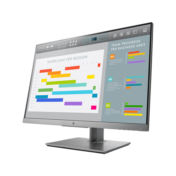 HP 24" EliteDisplay E243i WUXGA IPS VGA/HDMI/DP/USB ezüst monitor (Használt A)