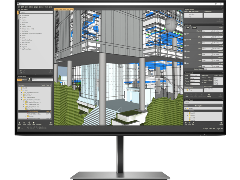 HP 24" Z24n G3 WUXGA IPS USB/DP/HDMI monitor