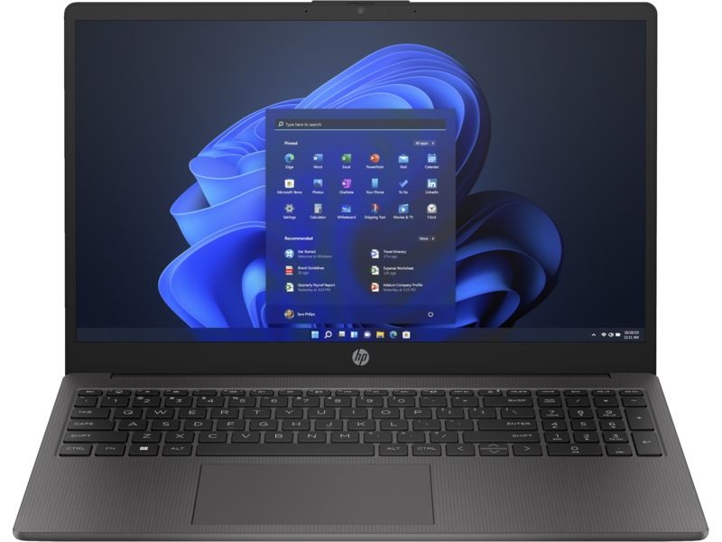 HP 250 G10 15,6"FHD/Intel Core i3-1315U/8GB/512GB/Int.VGA/Win11/fekete laptop