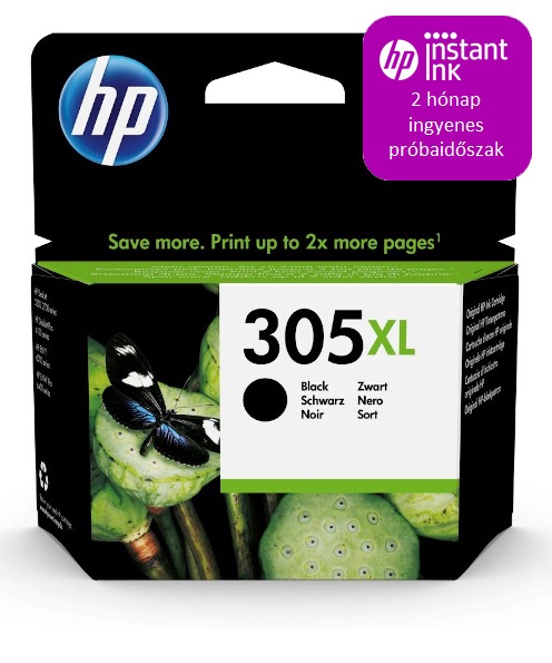 HP 3YM62AE (305XL) fekete nagykapacítású tintapatron