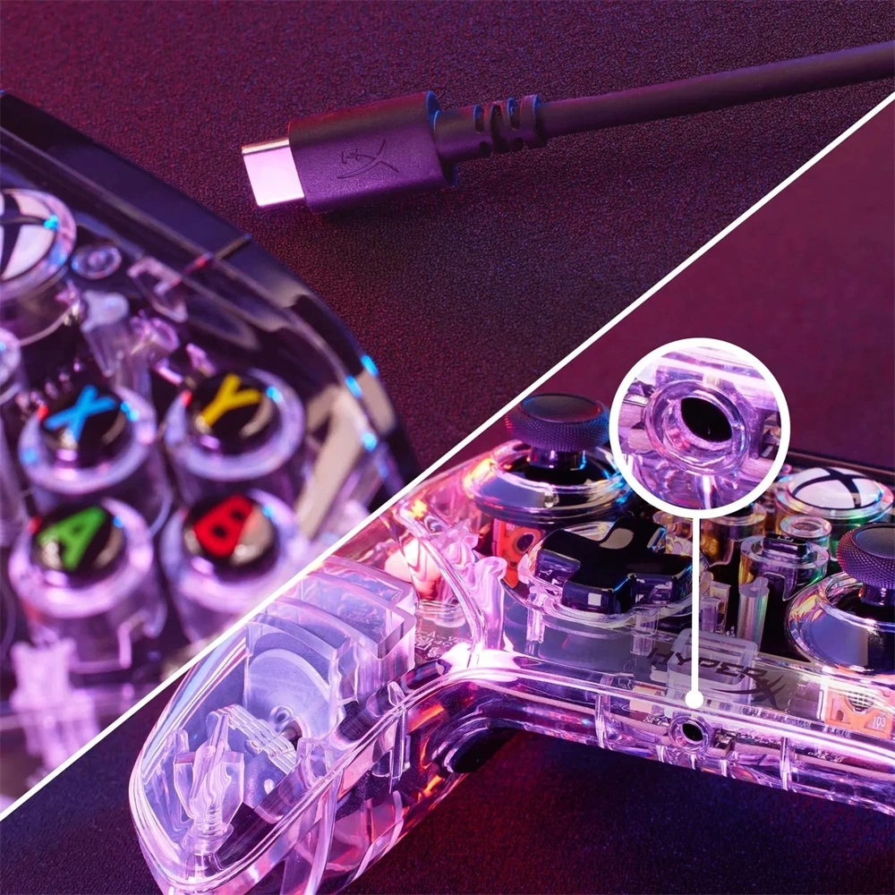 HP 7D6H2AA HyperX Clutch Gladiate PS5/Xbox One/Xbox Series vezetékes RGB kontroller