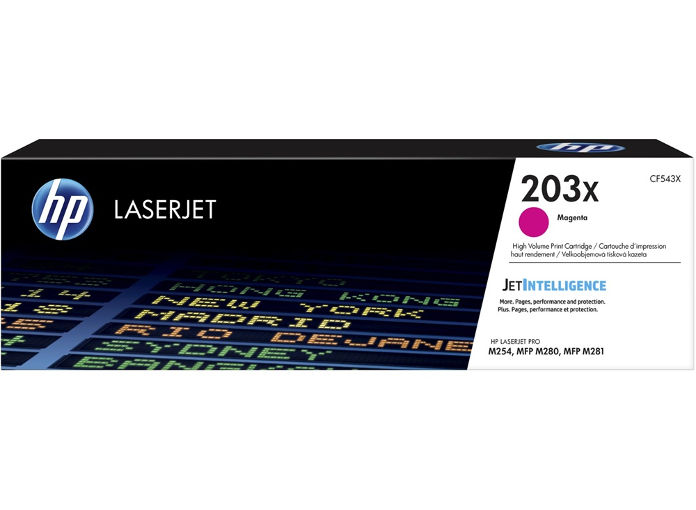 HP CF543X (203X) magenta nagykapacítású toner (Újszerű)