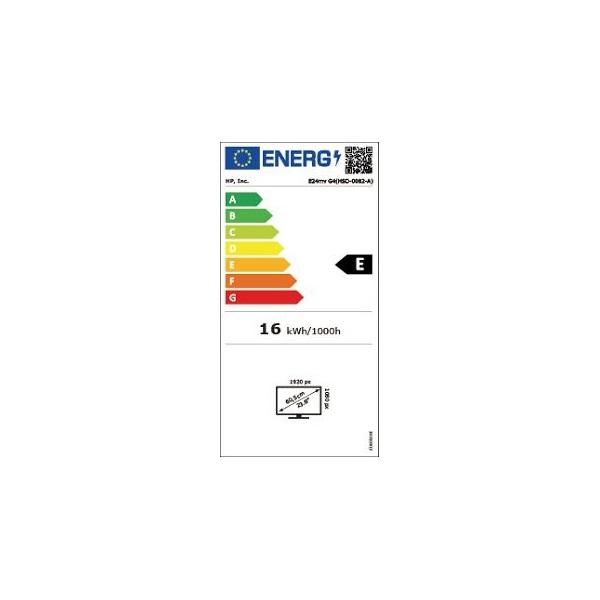 HP 23,8" E24mw G4 Conferencing FHD IPS DP/VGA/HDMI/USB fekete-ezüst LED monitor